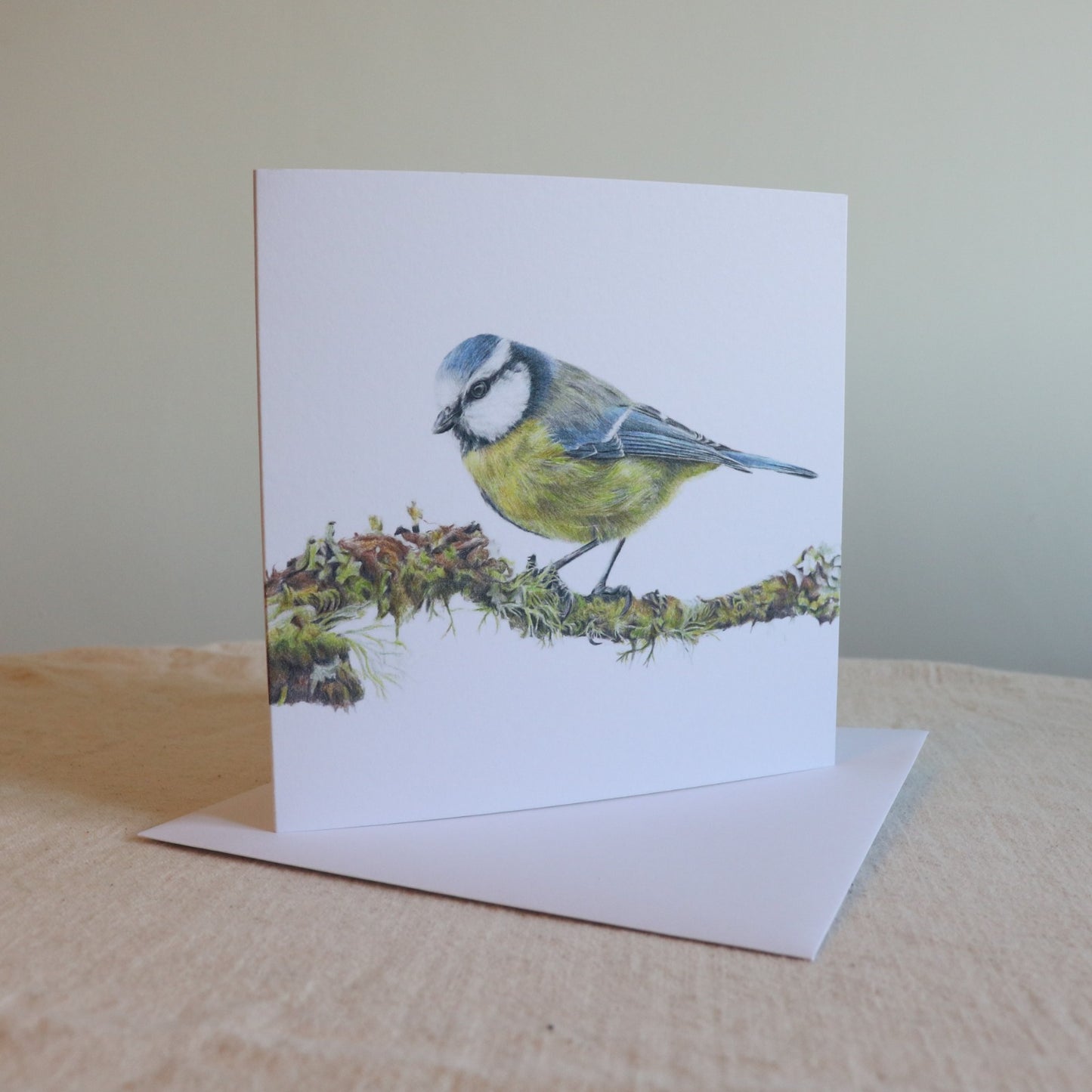 Blue Tit - Greetings Card