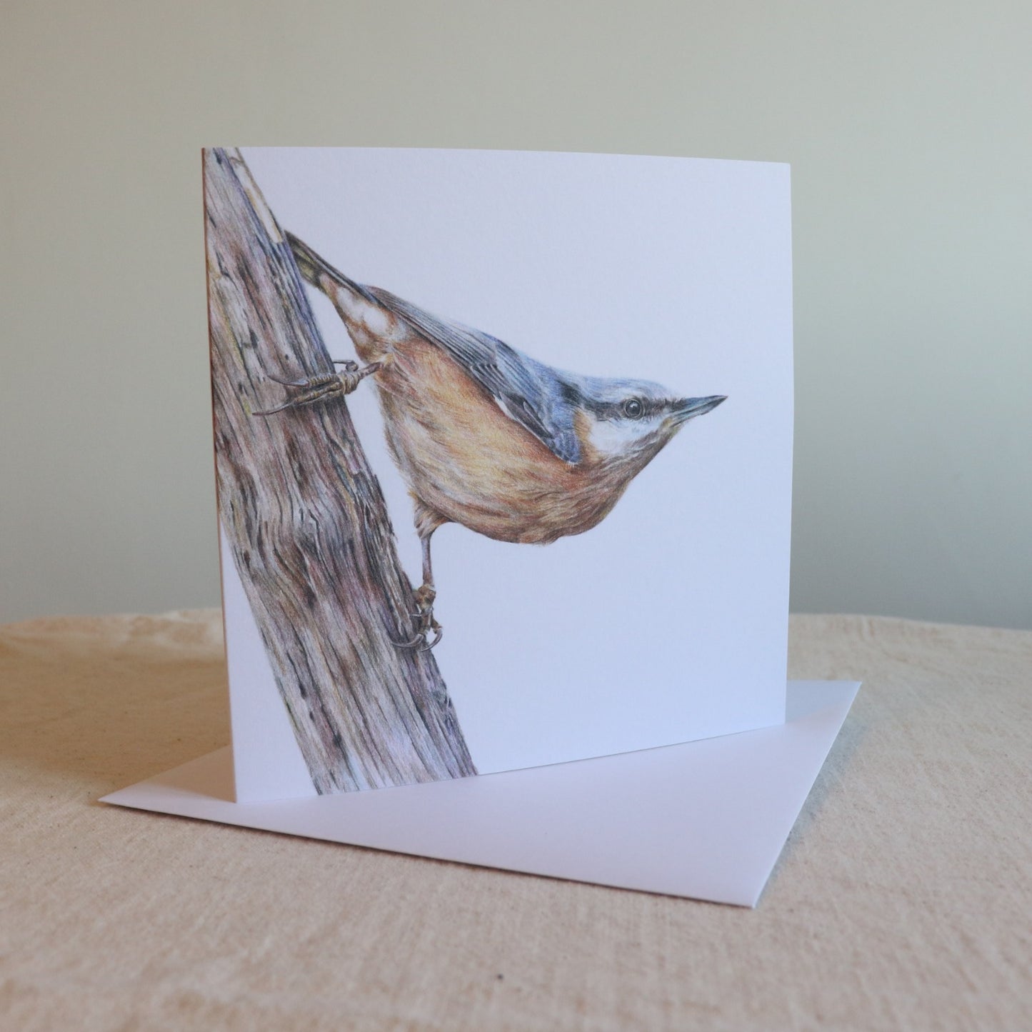 Nuthatch - Greetings Card