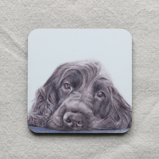 Sleepy Spaniel Coaster