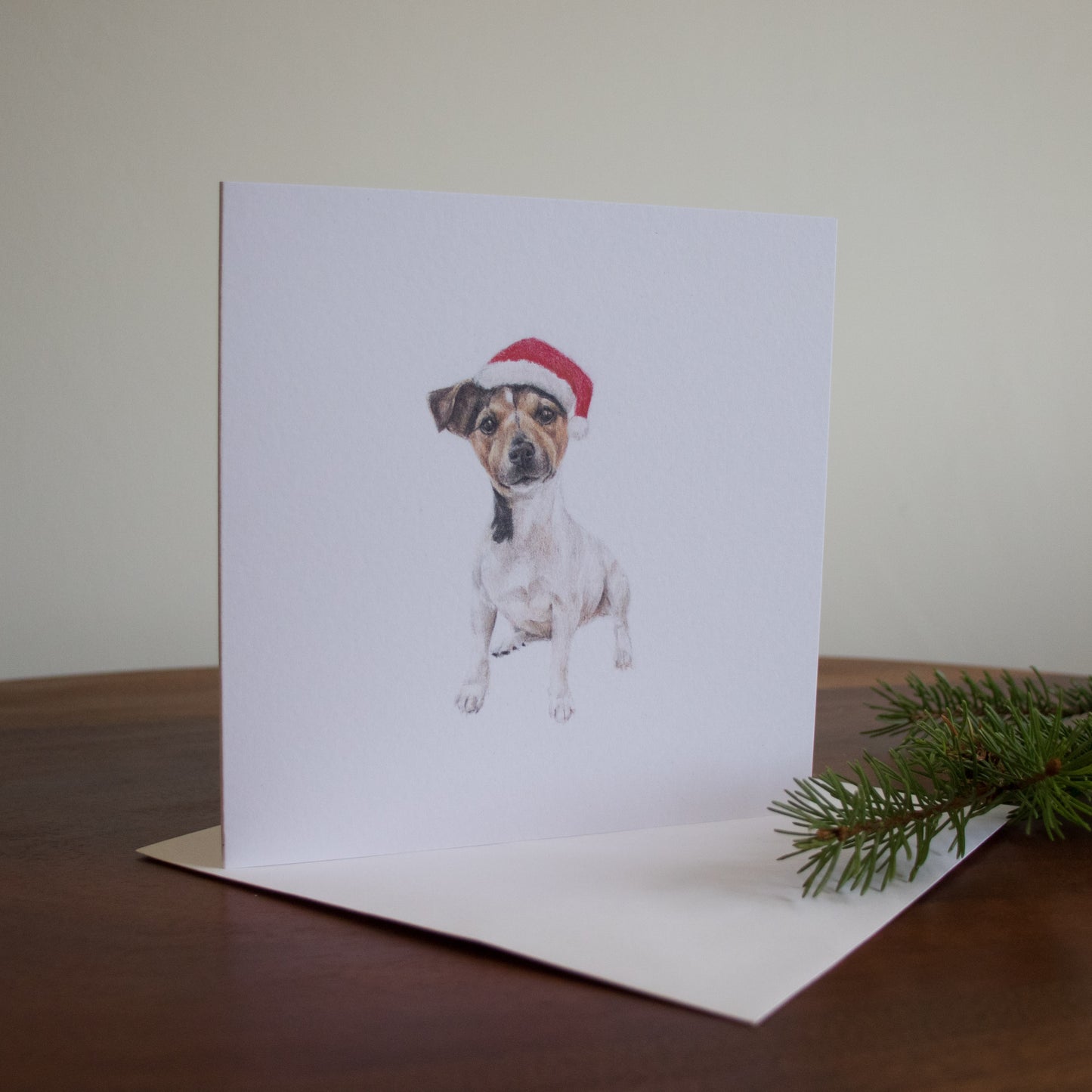 Santa Paws Is Coming To Town - Christmas Card