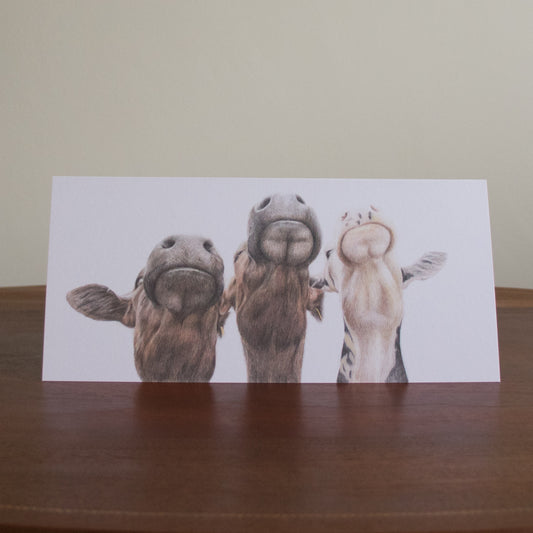 Chin Up - Greetings Card