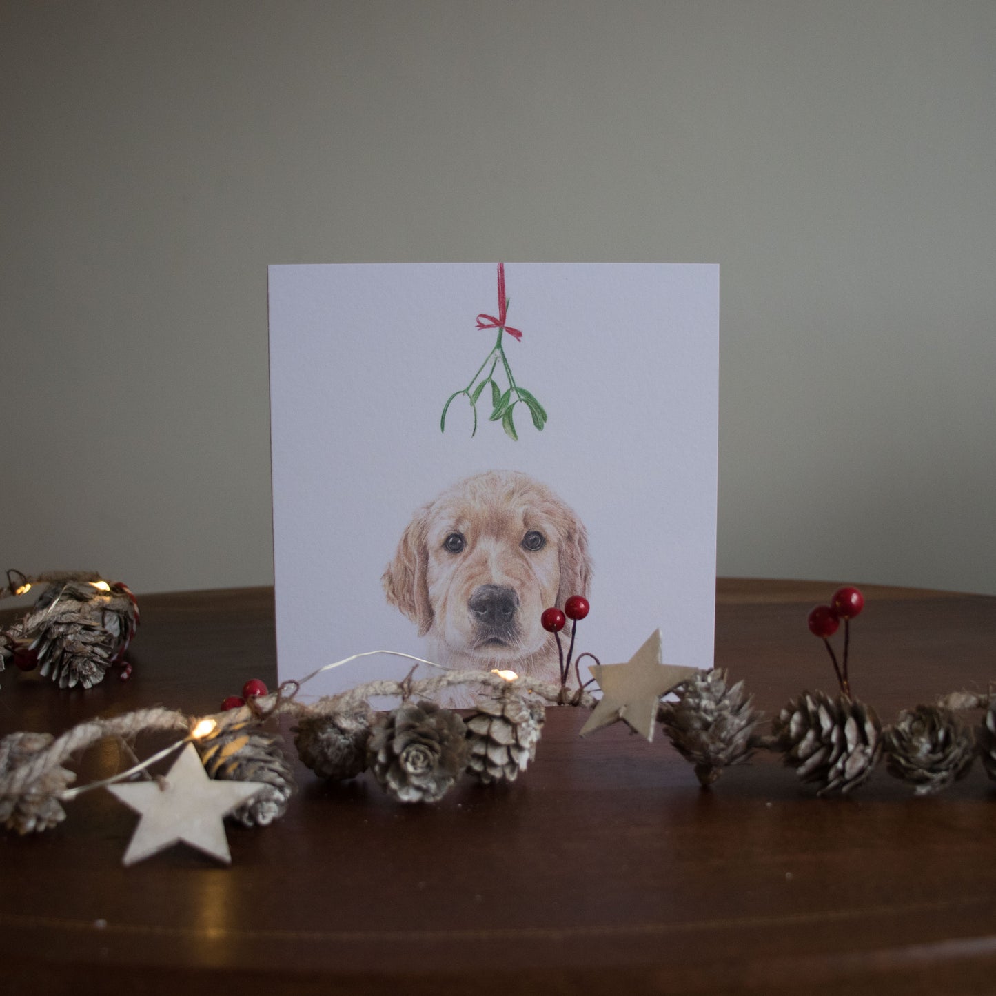 Have A Golden Christmas - Christmas Card