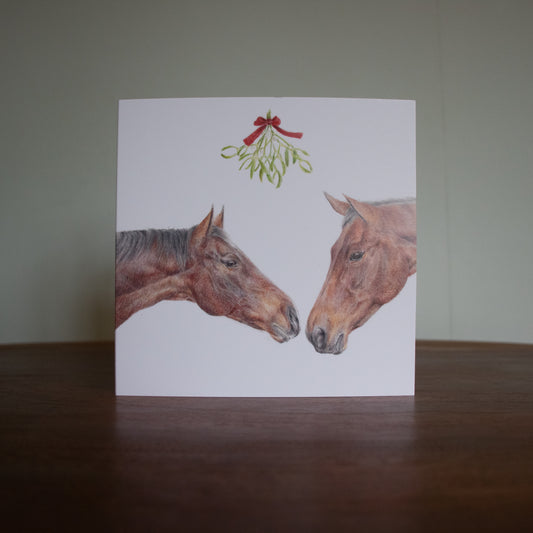 Under the Mistletoe - Christmas Card