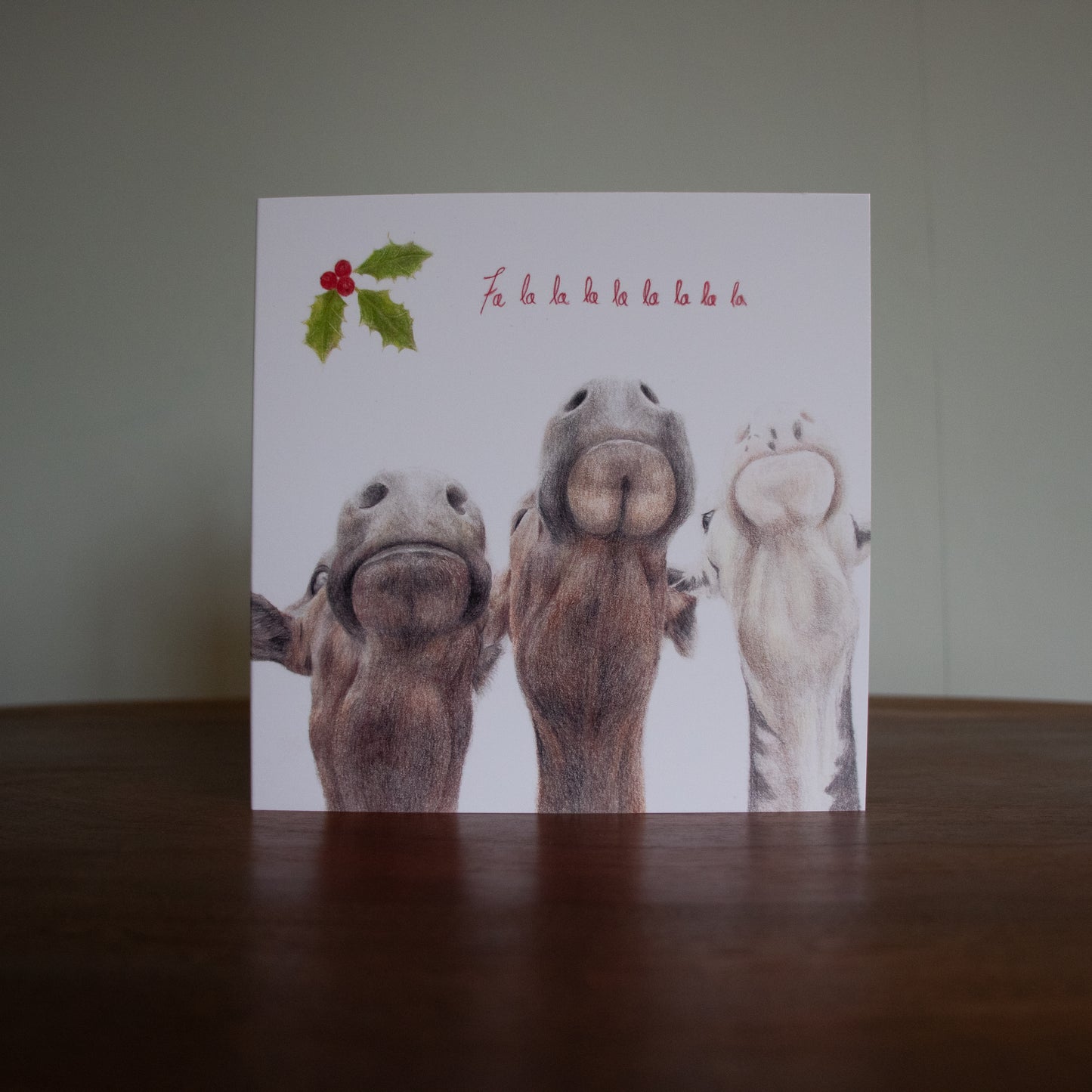 Fa la la la la la la la la - Christmas Card