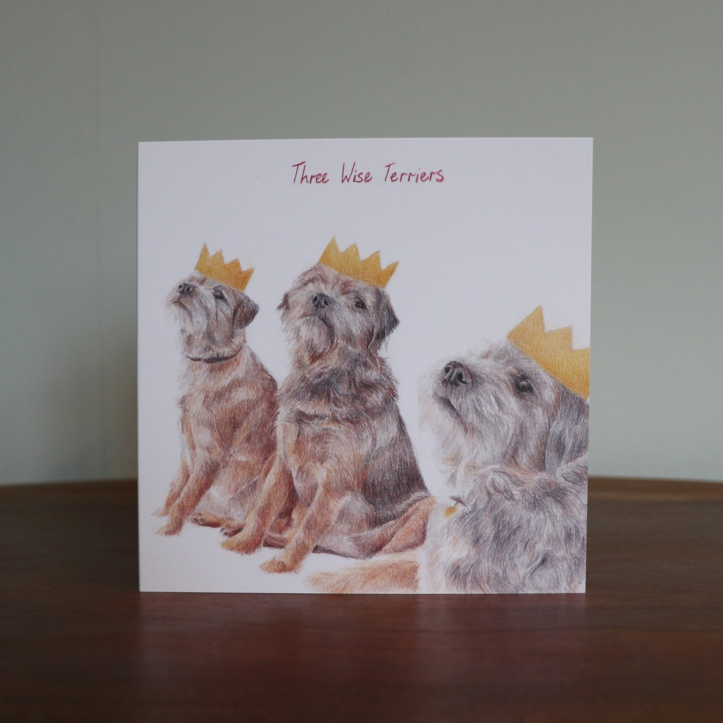 Three wise Terriers - Christmas Card